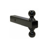 Dual Ball Hitch Solid Shank With Black Balls (2 in., 2-5/16 in.)