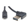 Reversible USB Cable, Black, 3 ft., Standards: ROHS Compliant