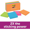 Post-It Super Sticky Notes,3x3 In.,PK12 654-12SSUC