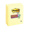 Post-It Super Sticky Notes,3x5 In.,Yellow,PK12 655-12SSCY