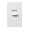 Lutron Lighting Dimmer,Slide,1-Pole,White NTSTV-DV-WH