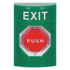 Safety Technology International Exit Push Button,Green,SPDT,2-7/8" D SS2109XT-EN