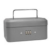 Barska CashBox,Gray,Steel,6inH,3-1/2inW CB11782