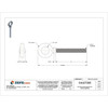 Eye Bolt With Shoulder, 3-4"-10, 6 in Shank, 1-1-2 in ID, Steel, Plain  K2028-6
