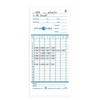 Pyramid Time Card,White,7 7-16in H,PK100 42415