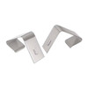 Quartet Partition Hook,2-1/2 in.H,1-1/2 in.W,PK2 7501