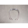 Eva, Safety Glasses, Anti-Scratch, Clear Lens, Clear, Pink Frame, Frameless  250-10-0900