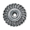 Weiler Knot Wire Wheel Wire Brush, Threaded Arbor 13106