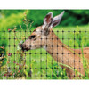 Deer Fence,7 FT. X 100 FT., Black, Mesh Size 0.63"X0.75"  2A040006