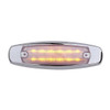 Maxxima Clearance Light, LED, Amber, Oval, 6-1/4 L M20332YCL