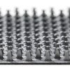 Reclosable Fastener Shapes, Rubber Adhesive, 10 ft, 1 in W, Gray  91365