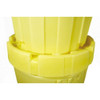 Enpac Open Head Salvage Drum, Polyethylene, 95 gal, Unlined, Yellow 1295-YE