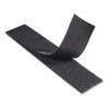 Velcro Brand Reclosable Fastener, Rubber Adhesive, 15 ft, 2 in W, Black 90197