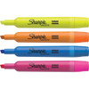 Sharpie Smear Guard Highlighter Set, Chisel Tip Fluorescent Colors PK4 25174PP