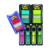 Post-It Sticky Flags,1" x 1-1/2", 1/2" x 1-3/4" 680-BBBGA4VA