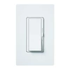 Lutron Lighting Dimmer,Slide,3-Way,Decora DV-103P-WH