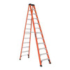 Louisville 12 ft Fiberglass Stepladder, 375 lb Capacity FS1412HD