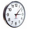 Pyramid 13-1-2" Analog Analog Wall Clock, Black 5200