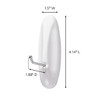 Command Hook,Molded Plastic,1-7/8 In 17069