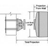 Edwards Signaling Electromagnetic Door Holder,L 4-13-16 In 1501-AQN5