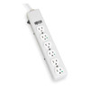 Outlet Strip, Hospital Grade, 6 5-15R-HG, 5-15P-HG, 1.5 ft., White