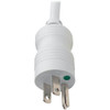 Outlet Strip, Hospital Grade, 6 5-15R-HG, 5-15P-HG, 1.5 ft., White  PS-602-HG