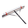 36 in Aluminum Lake Rake, 36 Tines, 132 in L Aluminum Handle  86036GR