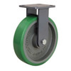 Hamilton Plte Caster,Rgd,Poly,8 in.,1550 lb. R-WH-8DB