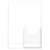 Deflecto Sign and Literature Holder,11" H,Clear 590501GR