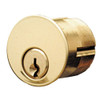 Lockset Cylinder, Satin Chrome, Keyway Type Yale(R) 8, 5 Pins,PK2  7165YA2-26D-KA2