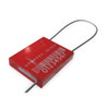 Tydenbrooks Light Duty Cable Seal,12" x 1-16",Red,PK200 1061003