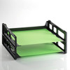 Officemate Letter Tray,Black,5 1-2 in H,PK2 21022 Officemate Letter Tray,Black,5 1-2 in H,PK2 21022