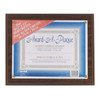 Nudell Display Plaque,Walnut,11in H 18811M