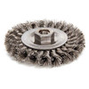 Weiler Twist Wire Wheel Wire Brush, Threaded Arbor 94250