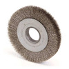 Weiler Wire Wheel Wire Brush, Arbor, 8", 1" W 97428