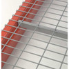 Pallet Rack Decking, Steel Wire, 52 in W, 36 in D, Silver, Zinc Finish, Gauge: 5