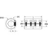 Ruland Rigid Shaft Coupling,Clamp,2" L CLX-10-8-F