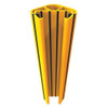 A-Safe Rack Leg Protector,Yellow,3-8in. Thick P-03-01-0026