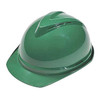 Hard Hat, V-Gard 500, Polyethylene, 6 Point Ratchet, Type 1, Class C, Green