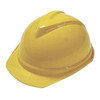 Hard Hat, V-Gard 500, Polyethylene, 6 Point Ratchet, Type 1, Class C, Yellow