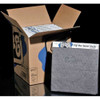 Pig Sorbent Pad, 13 gal, 14 in x 15 in, Universal, Gray, Polypropylene MAT124