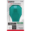 Satco Nuvo 60W Equivalent Green A19 Medium LED Party Light Bulb S14986 551543