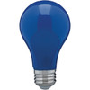 Satco Nuvo 60W Equivalent Blue A19 Medium LED Party Light Bulb S14985