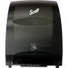Scott Essential Smoke (Black) Hard Roll Electronic Paper Towel Dispenser 48860