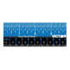 Victor Technology Ruler,Inch,Gloss,White,Plastic,12in. EZ12PBL
