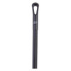 Vikan 59" Color Coded Handle, 1 1-4 in Dia, Black, Polypropylene 29629