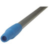 Vikan 50" Color Coded Handle, 1 in Dia, Blue, Aluminum 29583