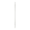 Vikan 1260mm Color Coded Handle, 1 in Dia, White, Aluminum 29585