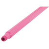 Vikan 51" Color Coded Handle, 1 1-4 in Dia, Pink, Polypropylene 29601