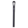 Vikan 1300mm Color Coded Handle, 1 1-4 in Dia, Black, Polypropylene 29609
